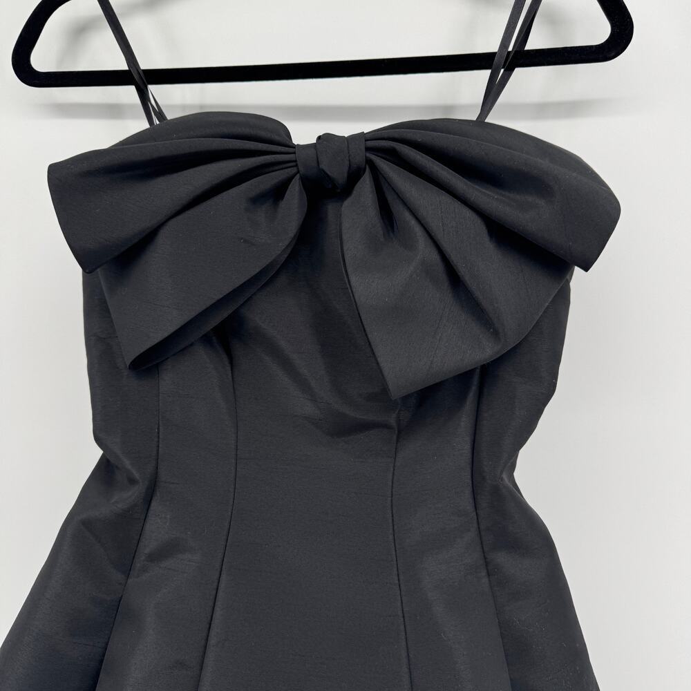 Mac Duggal 49210 Strapless Oversized Bow Fit & Flare Mini Dress Size 2 NWT $298 - Picture 3 of 10